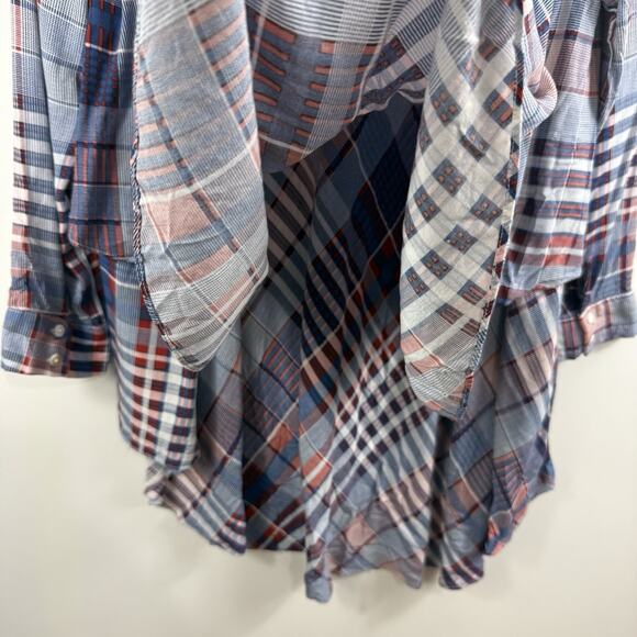 See and be seen Plaid Button Down Shirt for Women M - Picture 12 of 16